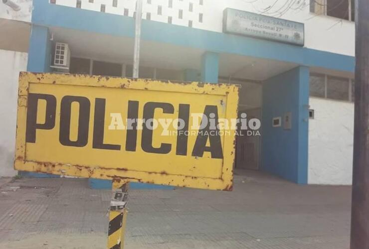 Permanecía en la 27ma. El detenido en horas de la tarde de hoy, tiene domicilio en calle Independencia al 1600.