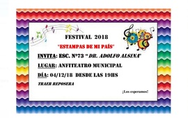 Imagen de El Festival de la Escuela N° 73 se realizará mañana