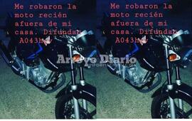 Es la segunda moto que roban en Fighiera en menos de 24 hs.