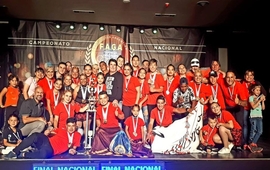 Siguen en la cima. Cumbia Cruzada con Estilo se subió otra vez al primer puesto de la competición F.A.G.A