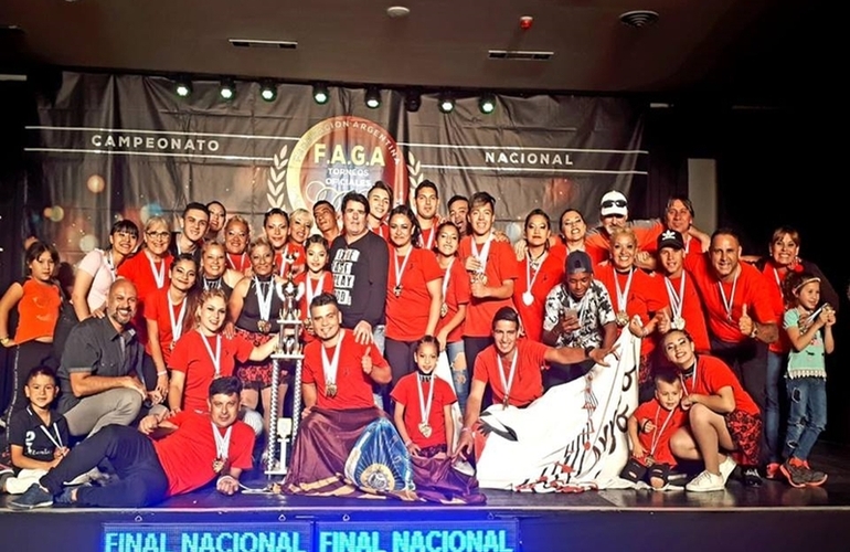 Siguen en la cima. Cumbia Cruzada con Estilo se subió otra vez al primer puesto de la competición F.A.G.A