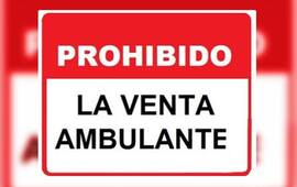 Imagen de Prohibición de venta ambulante