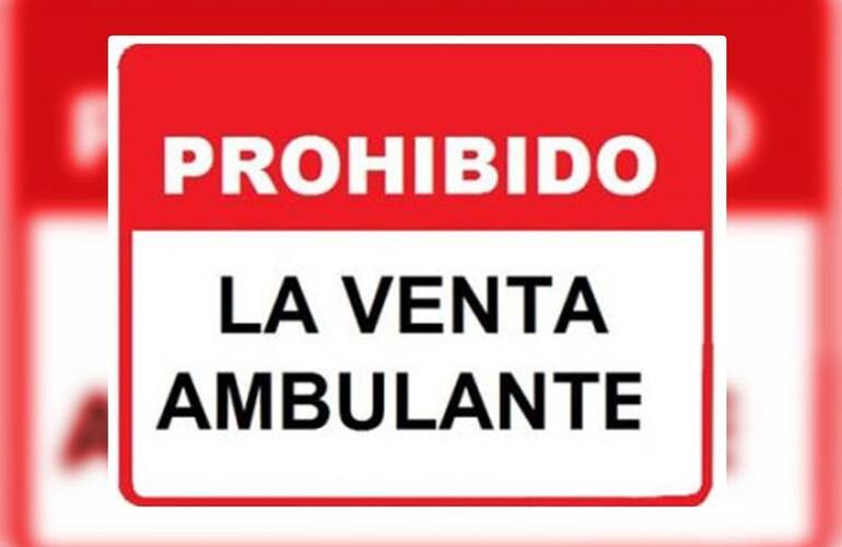 Imagen de Prohibición de venta ambulante