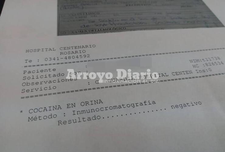 Imagen de Las contrapruebas arrojaron resultado negativo en cocaína