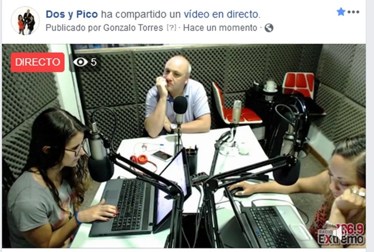 Imagen de Emisión EN DIRECTO de Dos & Pico, Radio Extremo 106.9