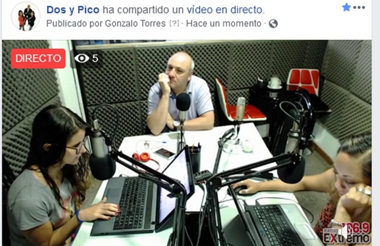 Imagen de Emisión EN DIRECTO de Dos & Pico, Radio Extremo 106.9