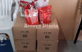 Las primeras donaciones que fueron llegando.