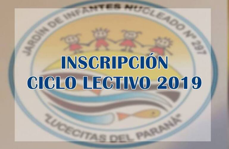 Imagen de Inscripción al Ciclo Lectivo 2019