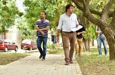 Diego Leone junto a Lucas Zanchetta, Director de Hábitat de la Municipalidad de Arroyo Seco.