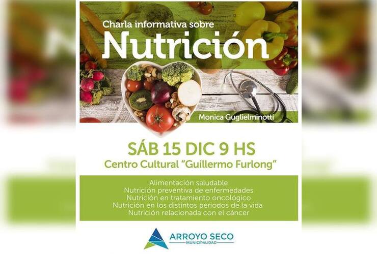 Imagen de Charla sobre nutrición en el Centro Cultural