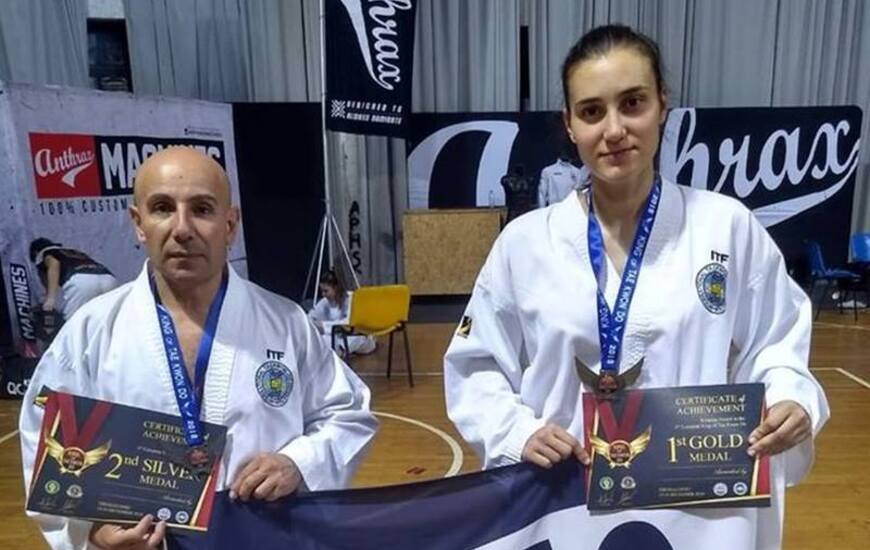 Imagen de En Grecia: Lucila Coletta y Ferm&iacute;n Rodr&iacute;guez cosecharon medallas
