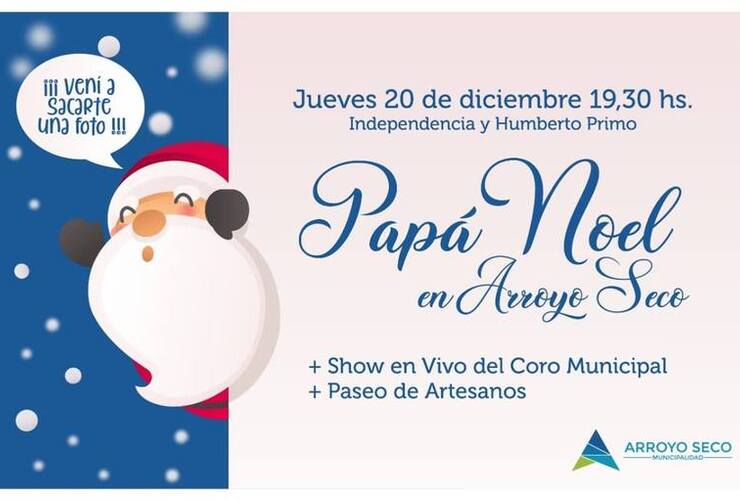 Imagen de Papá Noel en Arroyo Seco