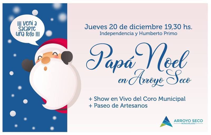 Imagen de Papá Noel en Arroyo Seco