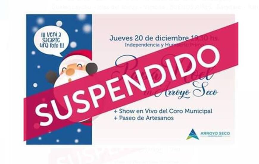 Imagen de Alerta meteorol&oacute;gico obliga a suspender la llegada de Pap&aacute; Noel
