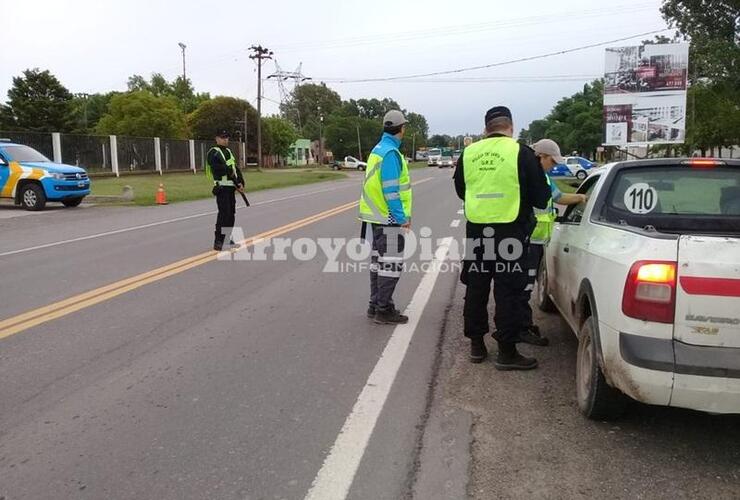 Se controlan unos 300 vehículos por día.