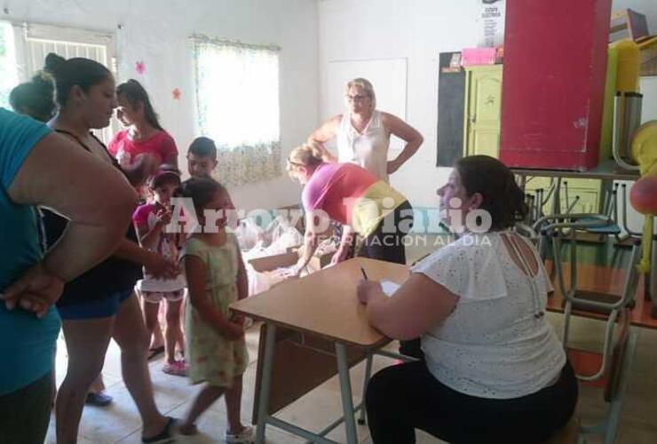 Todas las familias recibieron la contribución comunal.