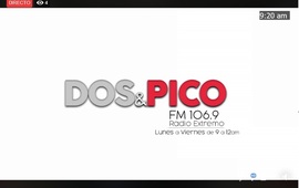 Imagen de Emisión EN DIRECTO de Dos & Pico, Radio Extremo 106.9