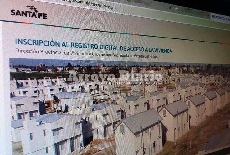 La página para acceder al registro es: https://www.santafe.gob.ar/ruip/secured/login. Foto: captura de pantalla