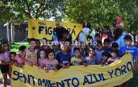 La pasi&oacute;n azul y oro en cada actividad de la pe&ntilde;a.
