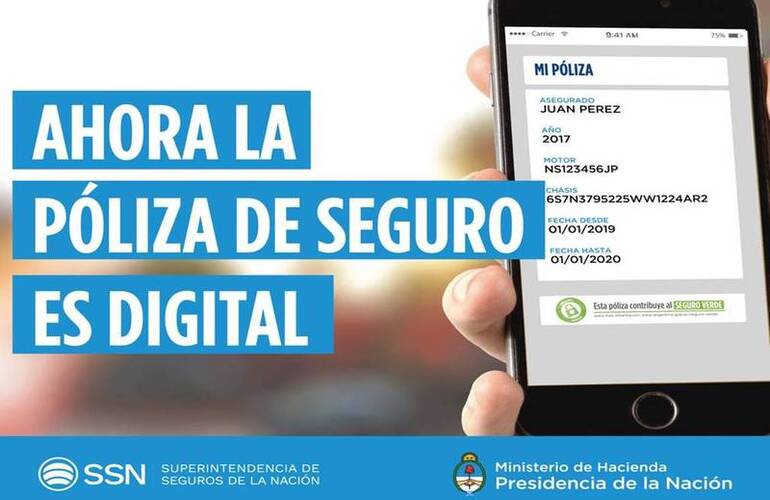 Imagen de Atención conductores: Se puede presentar el comprobante digital del seguro automotor