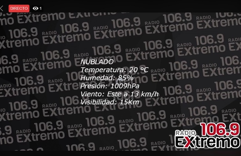 Imagen de Emisión EN DIRECTO de Dos & Pico, Radio Extremo 106.9