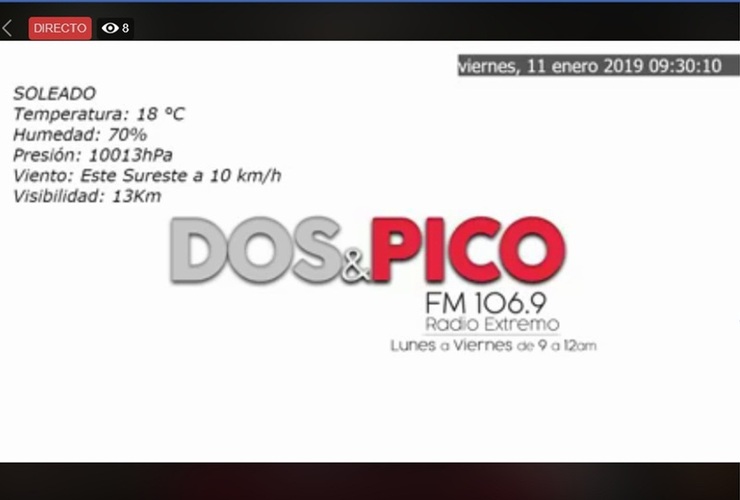 Imagen de Emisión EN DIRECTO de Dos & Pico, Radio Extremo 106.9