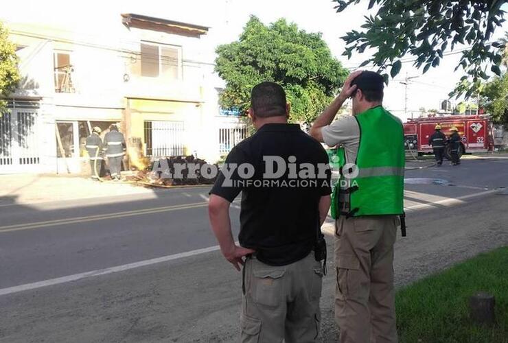 Imagen de Escape de gas y conmoción en el Barrio Athletic