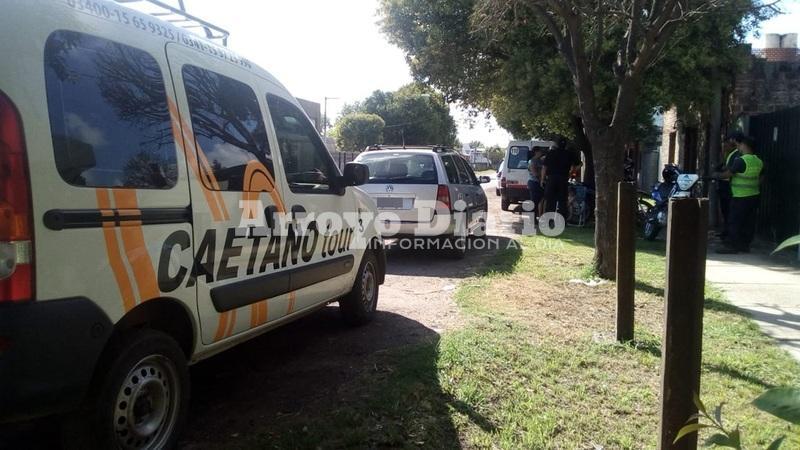 Imagen de Choque con una persona lesionada