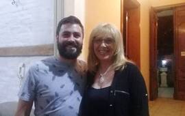 De izquierda a derecha. Franco De Crist&oacute;fano y Claudia Giaccone.