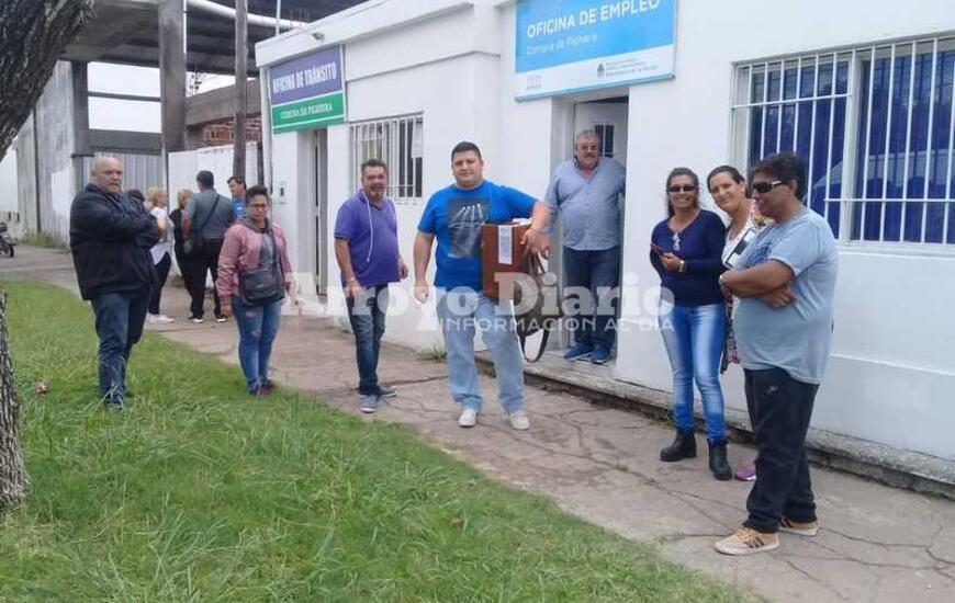 Unos diez empleados de la Comuna son afiliados al Sindicato de Villa Gdor. Galvez