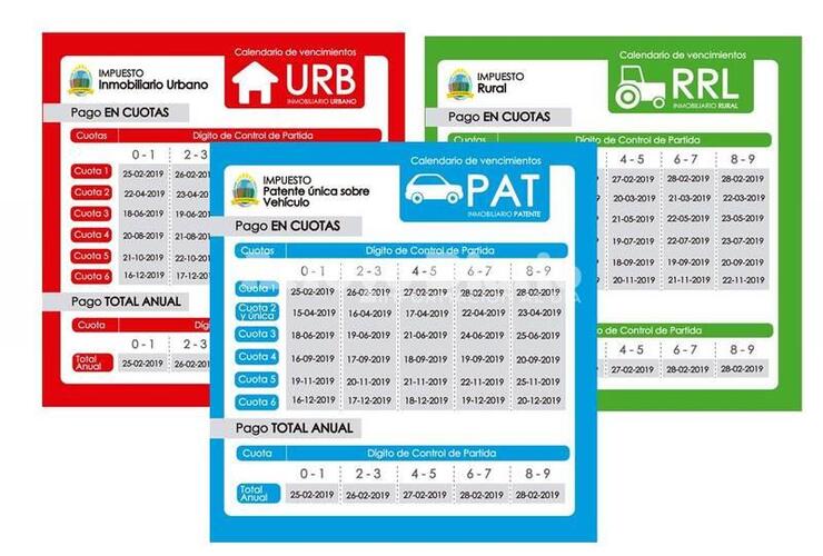 Imagen de Calendario de vencimientos de impuestos provinciales año 2019