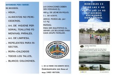 Imagen de Por los inundados: En el Centro Comercial se recibir&aacute;n donaciones