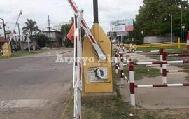 Imagen de Barrera rota en el cruce de Humberto Primo