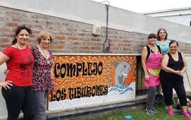 Imagen de Mural en mosaico donado al Complejo Los Tiburones