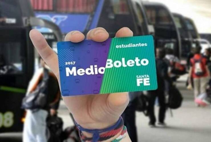 A partir de este viernes 1 de febrero empieza a estar vigente el Medio Boleto Estudiantil Interurbano. Foto: Gobierno de Santa Fe