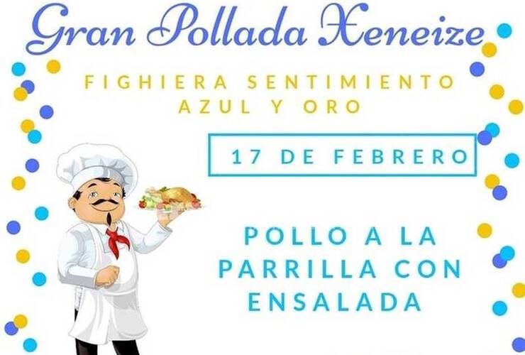 Imagen de Fighiera: Se viene la primer pollada xeneize del año