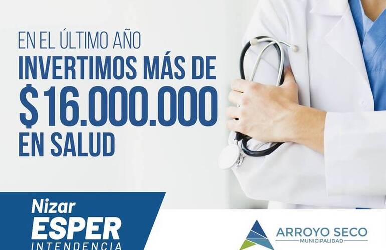 Imagen de El Municipio invirtió en el último año 16 millones de pesos en la salud local