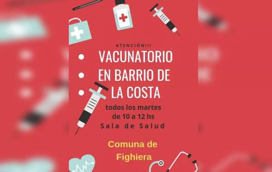 Imagen de Vacunatorio en el Barrio La Costa