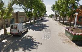 La zona. El hecho ocurri&oacute; esta ma&ntilde;ana en San Mart&iacute;n al 1000. Foto: Captura Google Maps