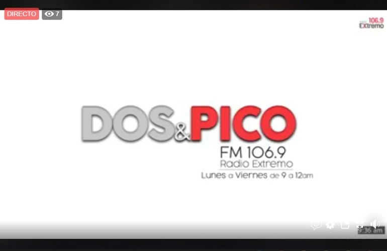 Imagen de Emisión EN VIVO, Dos & Pico Radio Extremo 106.9