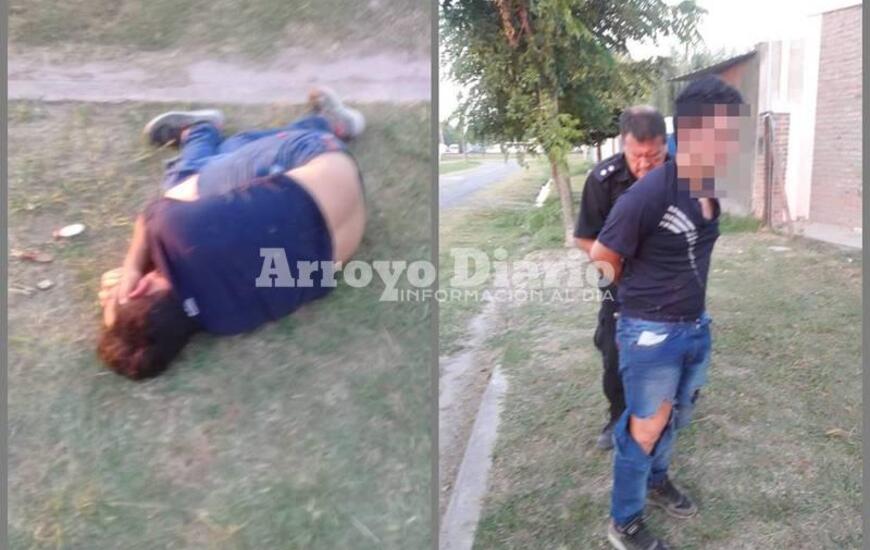 Luego de ser linchado. El adolescente fue trasladado a sede policial.