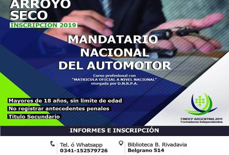 Imagen de Curso con rápida salida laboral: Mandatario Nacional del Automotor (Gestoría)