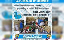 Imagen de Info de interés para afiliados Camioneros: Entrega de útiles escolares