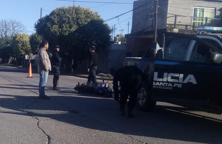 Imagen de Accidente por calle Rivadavia