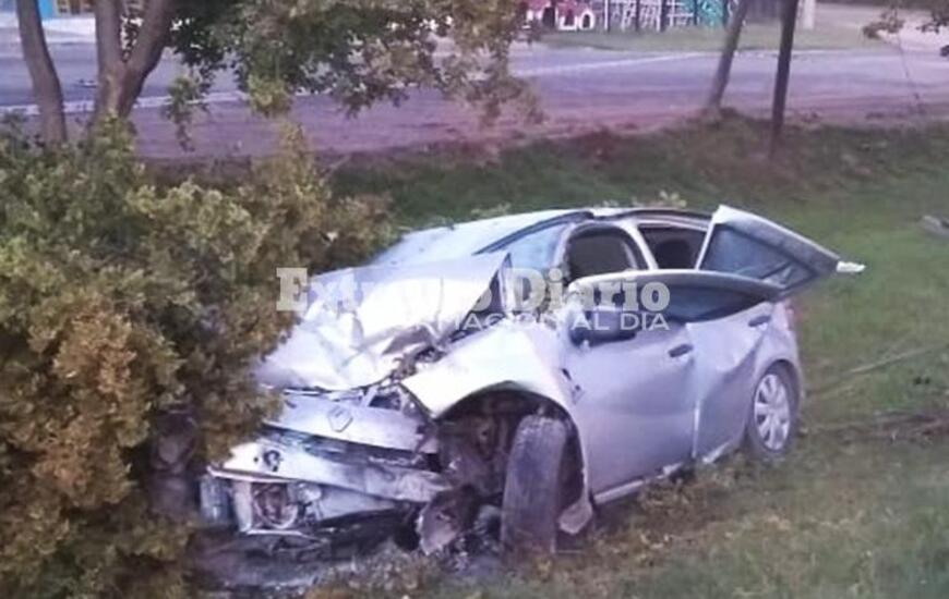 Por Ruta 21. El accidente tuvo lugar sobre la traza y ocurrió pasadas las 6 de la mañana.