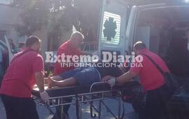 Imagen de Choque entre una moto y una camioneta