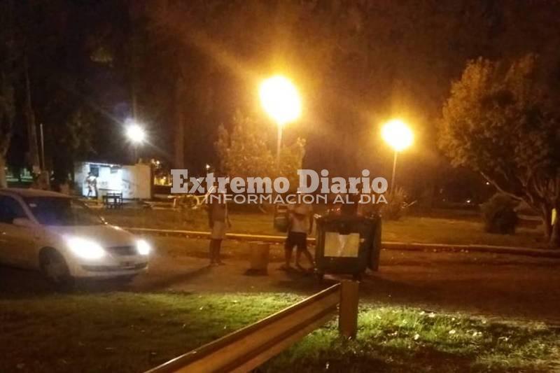 Imagen de Vecinos colaboraron para apagar el fuego