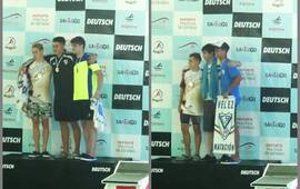Imagen de Joaquín Renzi y Máximo Concetti, Subcampeones Nacionales en 200 metros libres