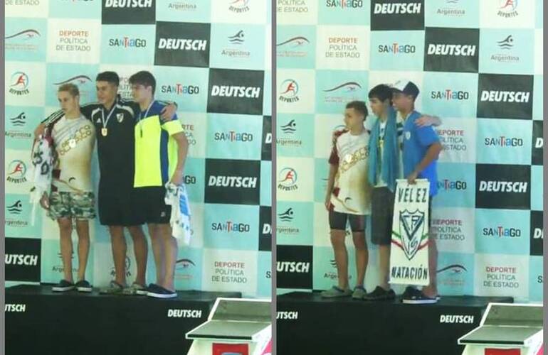 Imagen de Joaqu&iacute;n Renzi y M&aacute;ximo Concetti, Subcampeones Nacionales en 200 metros libres