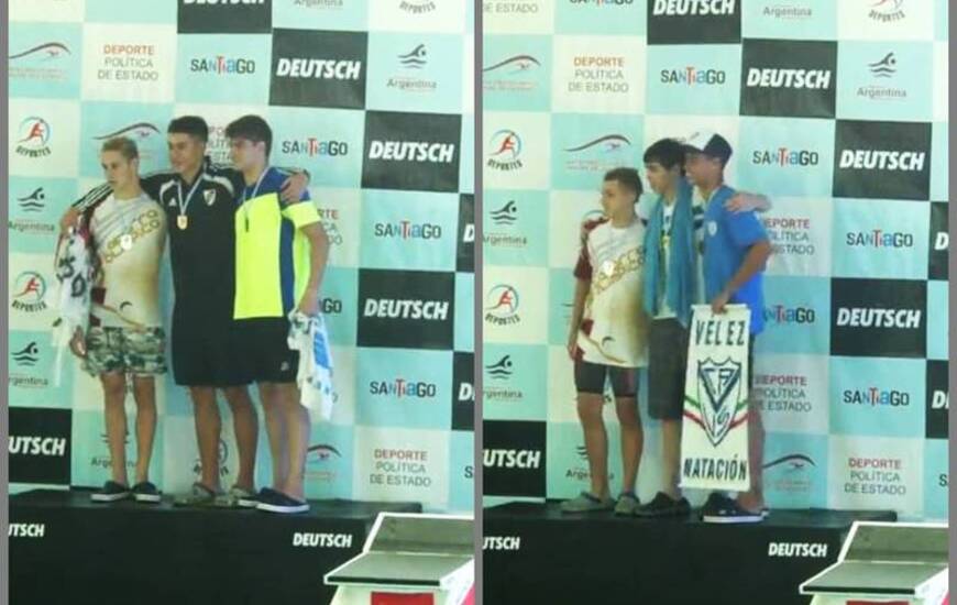 Imagen de Joaqu&iacute;n Renzi y M&aacute;ximo Concetti, Subcampeones Nacionales en 200 metros libres